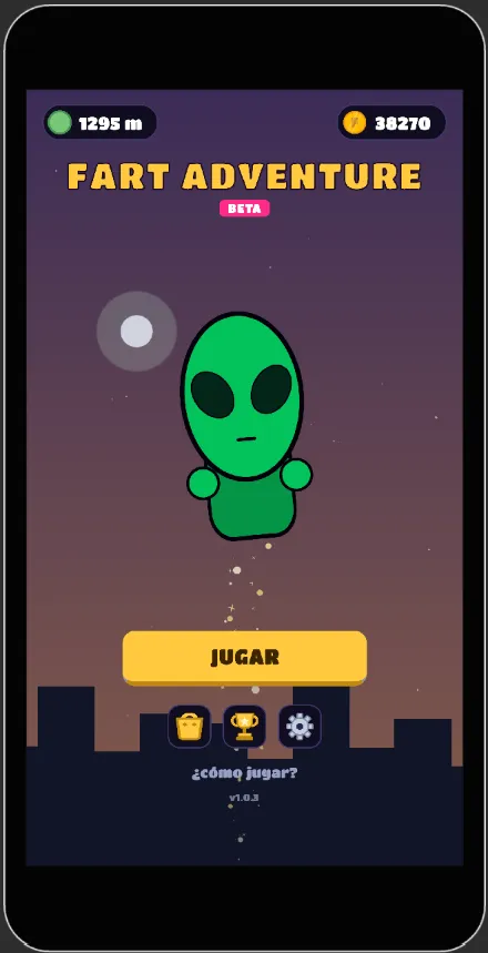 El personaje Alien en el menú